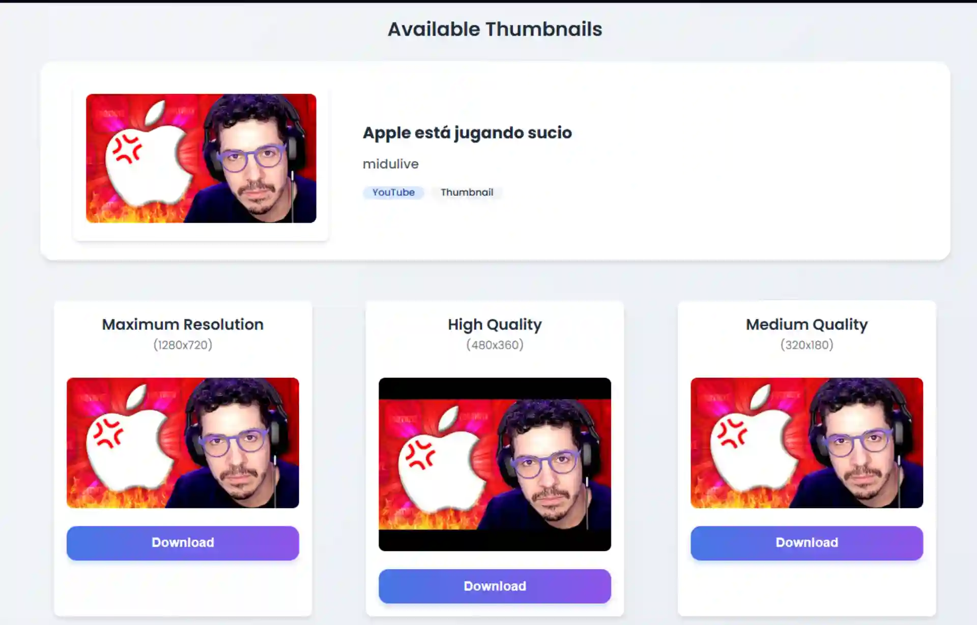 YouTube Thumbnail Download Guide